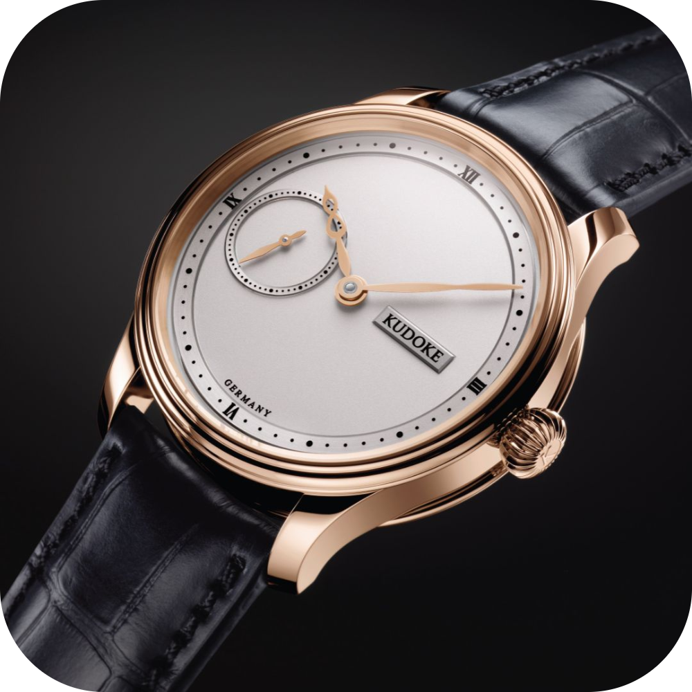 KUDOKE1 White - 18K Rose gold